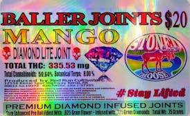 Red Run - Mango Diamond Infused Baller Joints 0.75g
