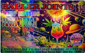 Red Run - Fruit Punch Terp Infusion Baller Joints 1g