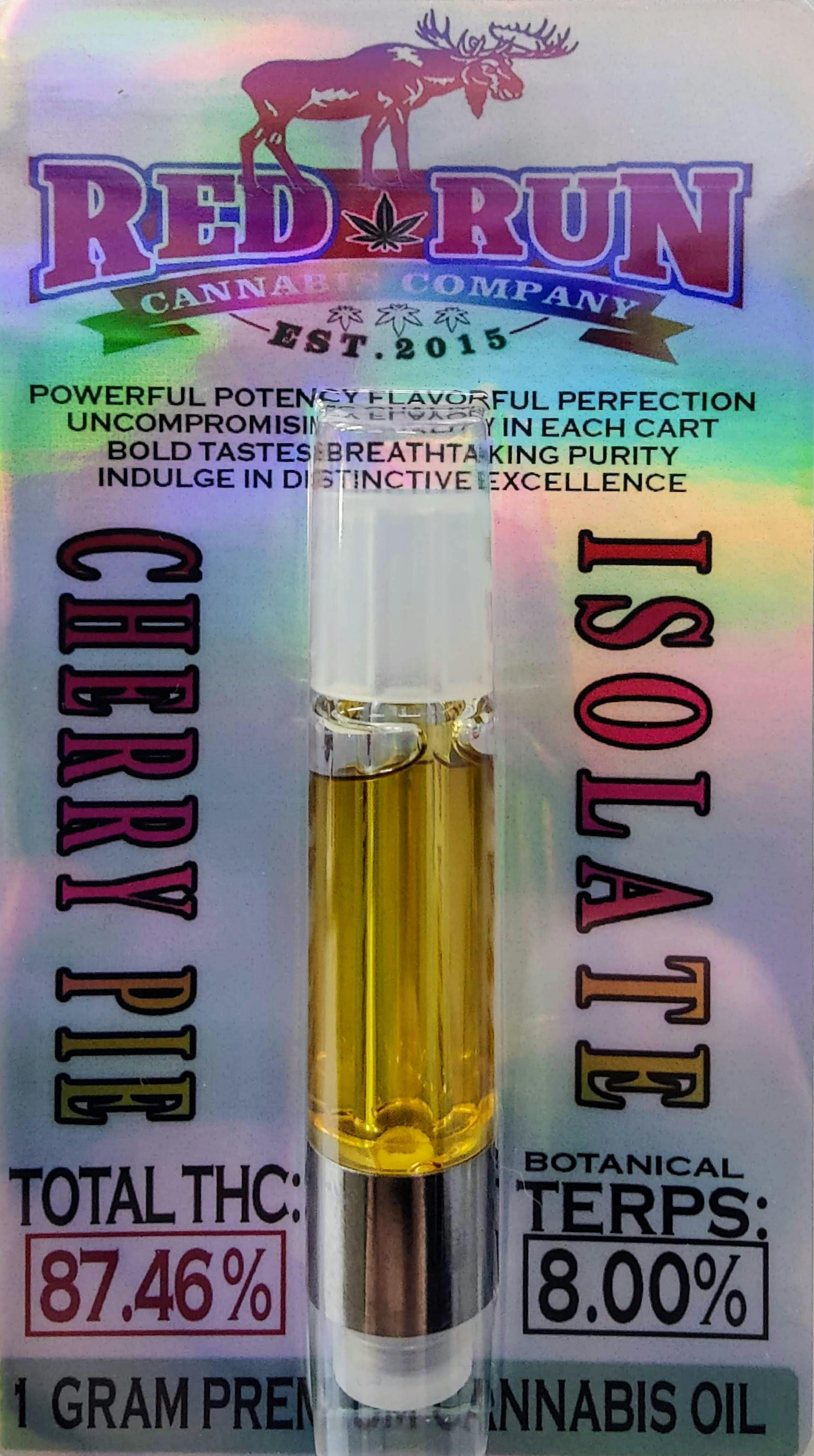 Red Run - Canna Cart Cherry Pie Isolate 1g