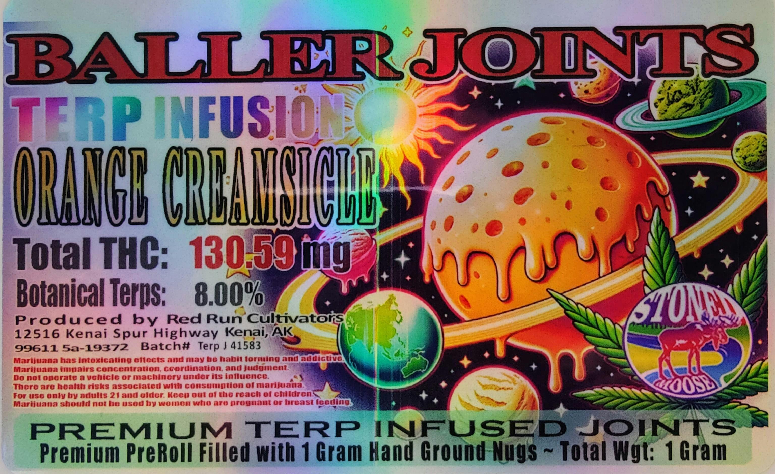 Orange Creamsicle Terp Infusion Baller