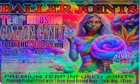 Red Run - Cotton Candy Terp Infusion Baller Joints 1g