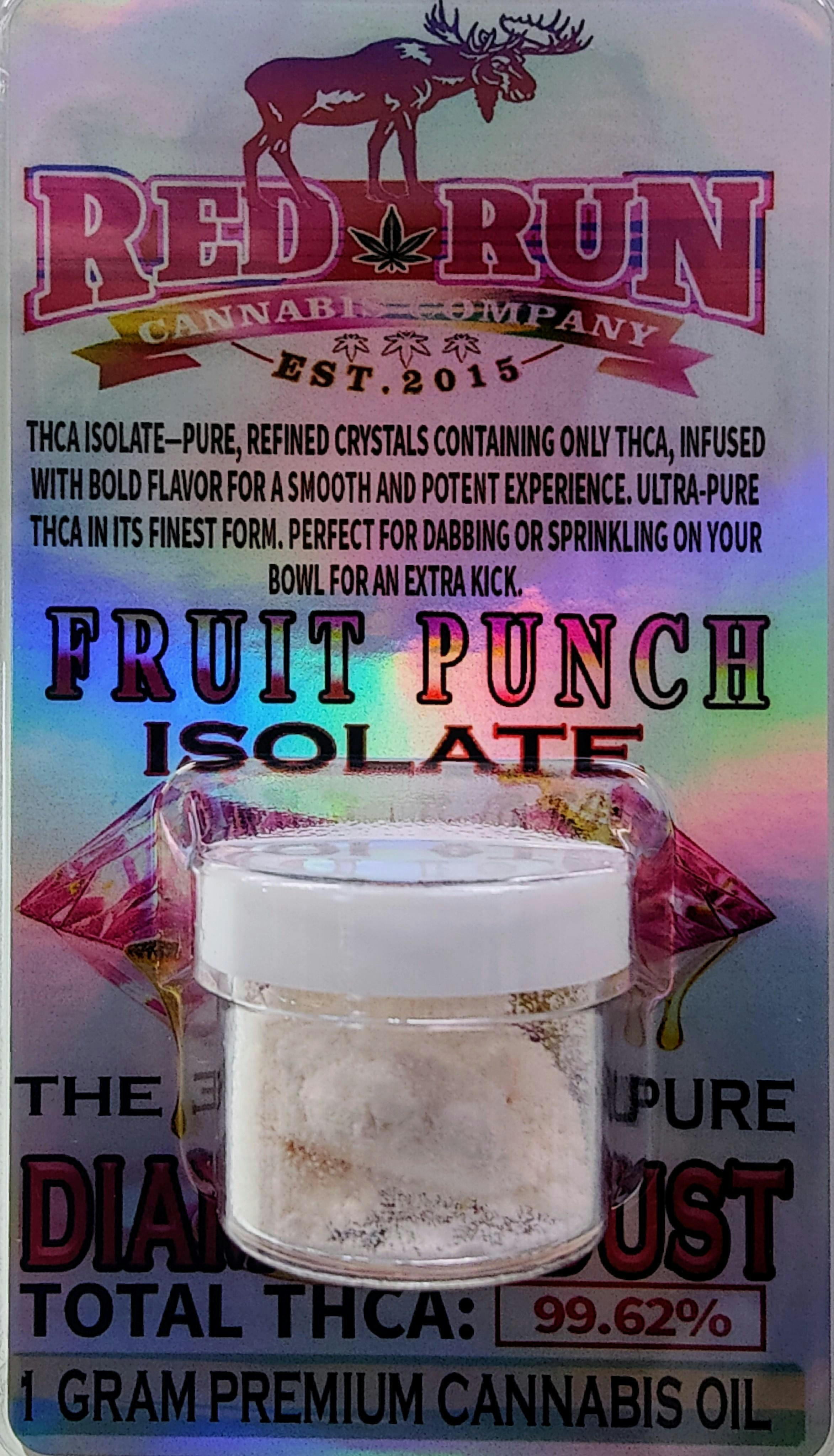 Red Run - Fruit Punch Diamond Dust 1g by Red Run Cannabis Cultivators