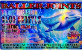 Red Run - Blue Skittlz Terp Infusion Baller Joints 0.5g