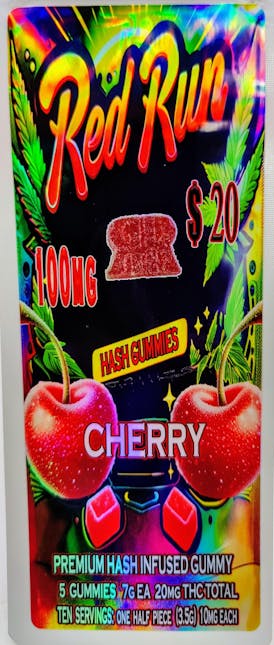 Red Run - Cherry Gummies 100mg