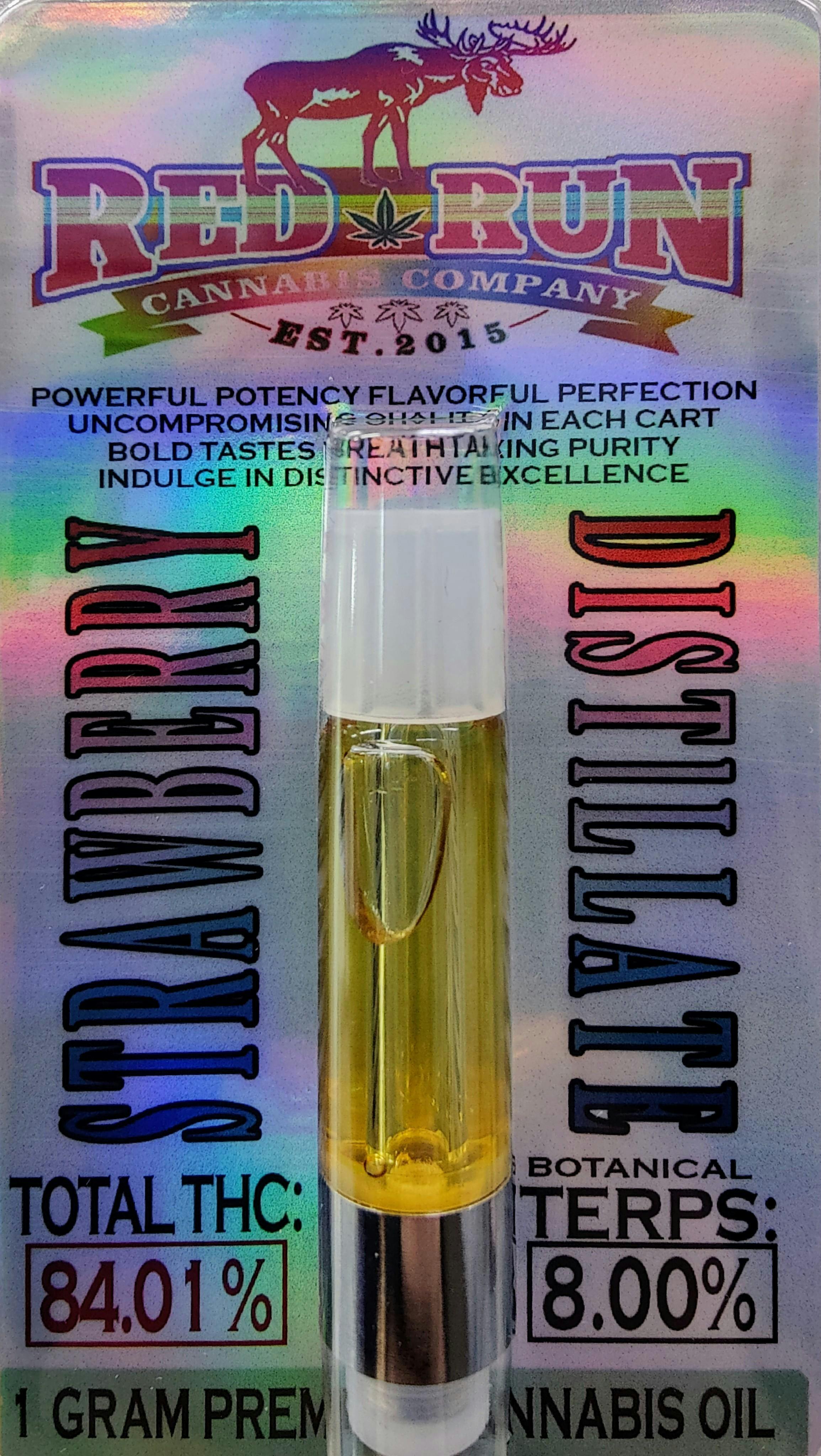 Red Run - Strawberry 1g - Red Run Cannabis Cultivators