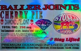 Red Run - Cherry Pie Diamond Infused Baller Joints 0.75g