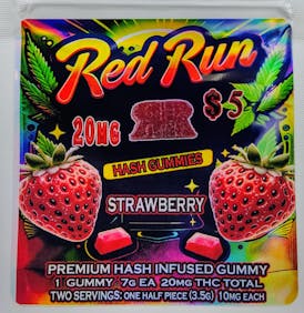 Red Run - Strawberry Gummies 20mg