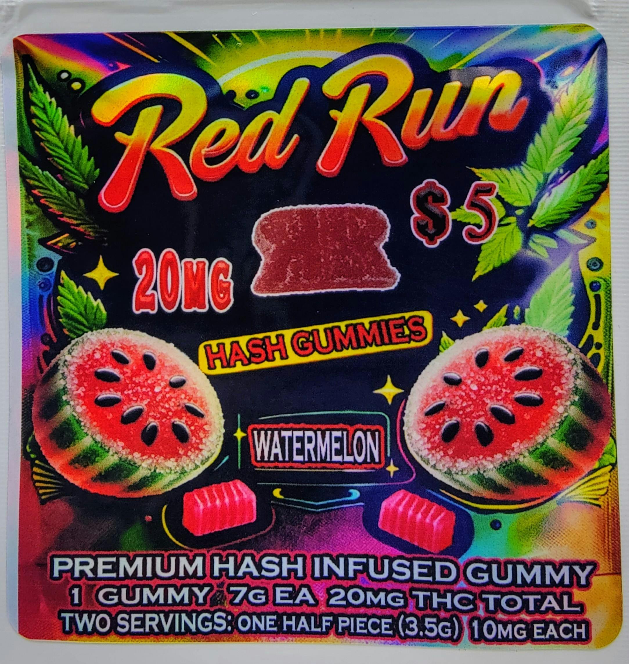 Red Run - Watermelon Gummies 20mg