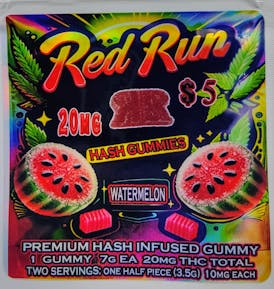 Red Run - Watermelon Gummies 20mg