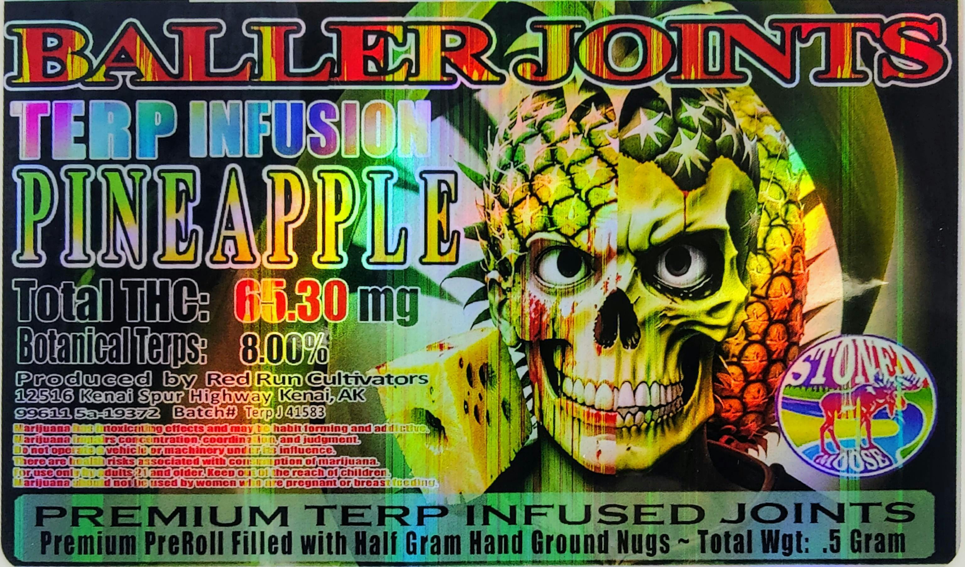 Pineapple Terp Infusion Baller Joints