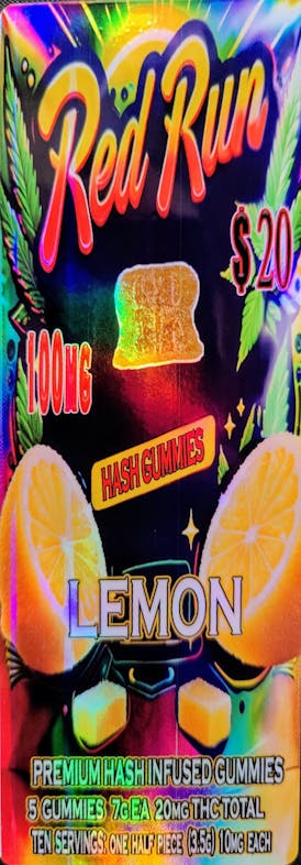 Red Run - Lemon Gummies 100mg