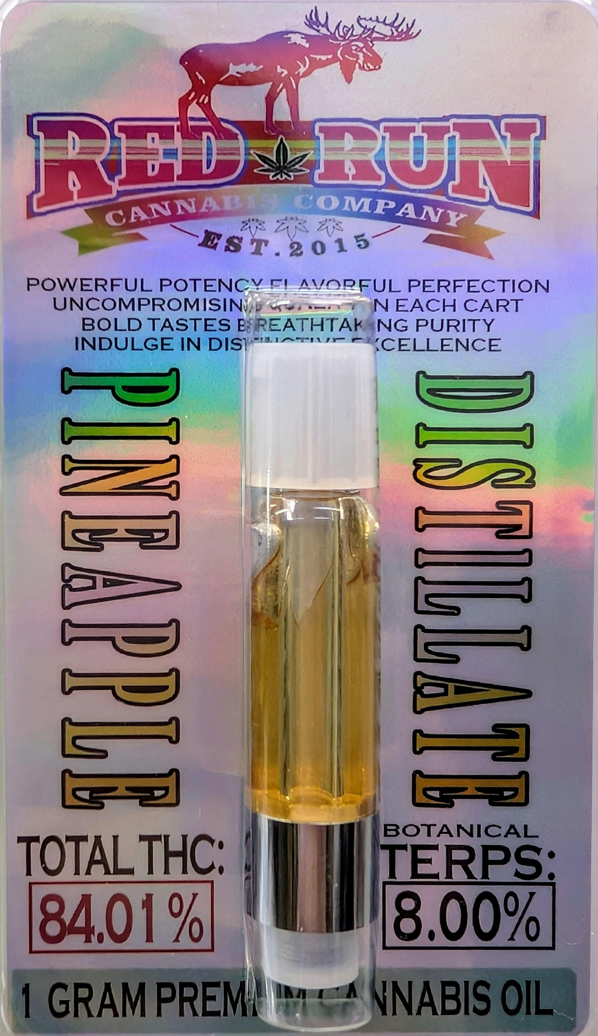 Red Run - Pineapple 1g - Red Run Cannabis Cultivators