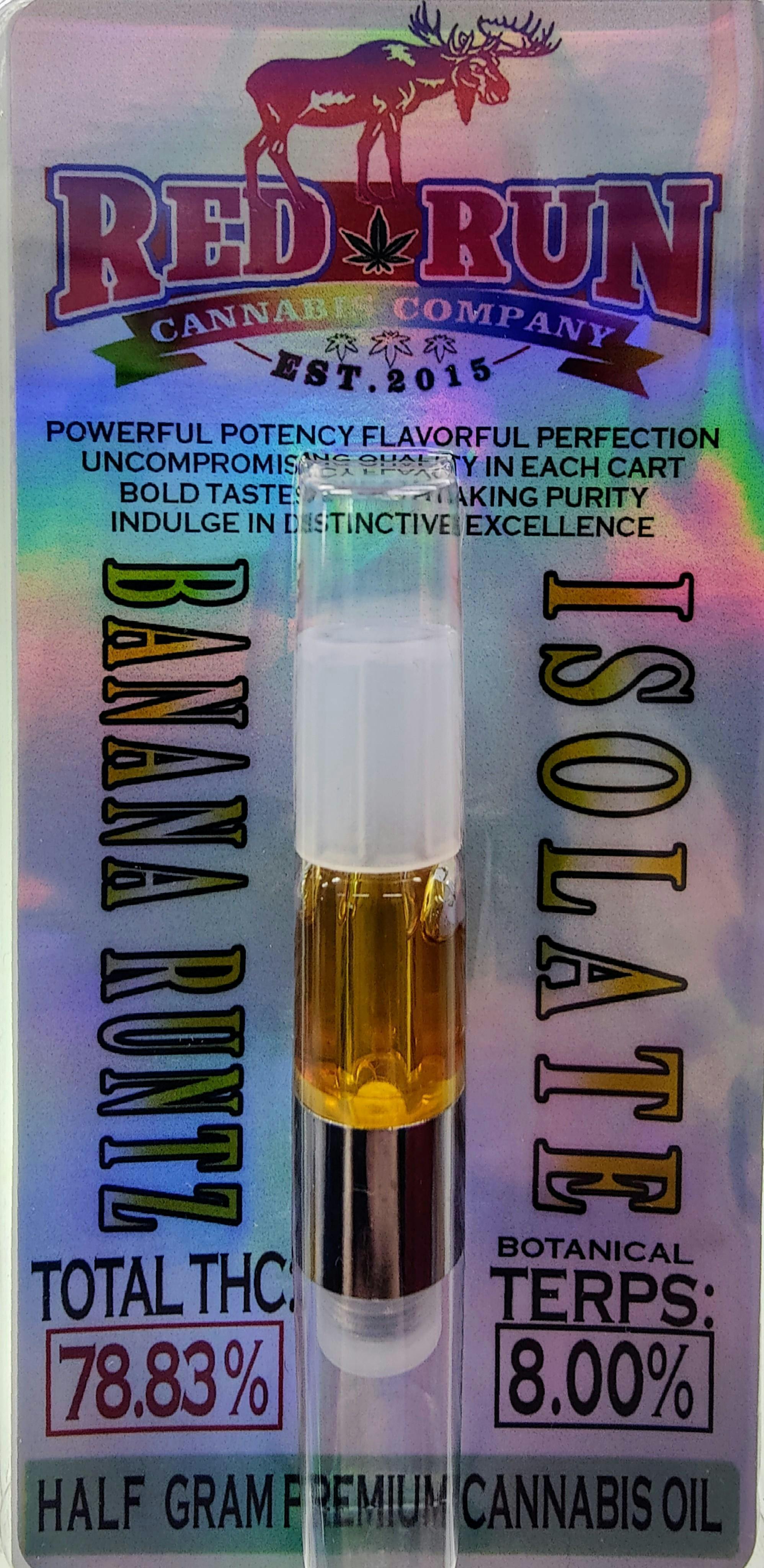 Red Run - Canna Cart Banana Runtz 0.5g by Red Run Cannabis Cultivators