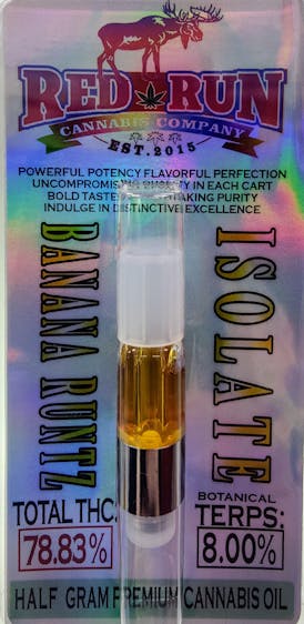 Red Run - Canna Cart Banana Runtz 0.5g