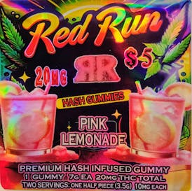 Red Run - Pink Lemonade Gummies 20mg