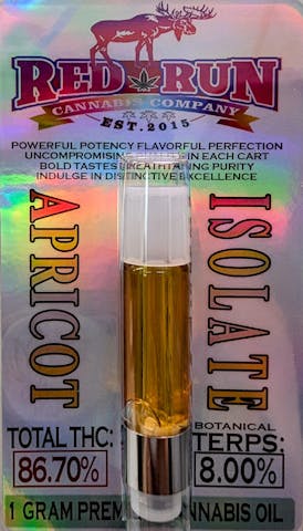 Red Run - Canna Cart Apricot Isolate 1g