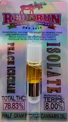 Red Run - Peach Ice Cream Isolate 0.5g