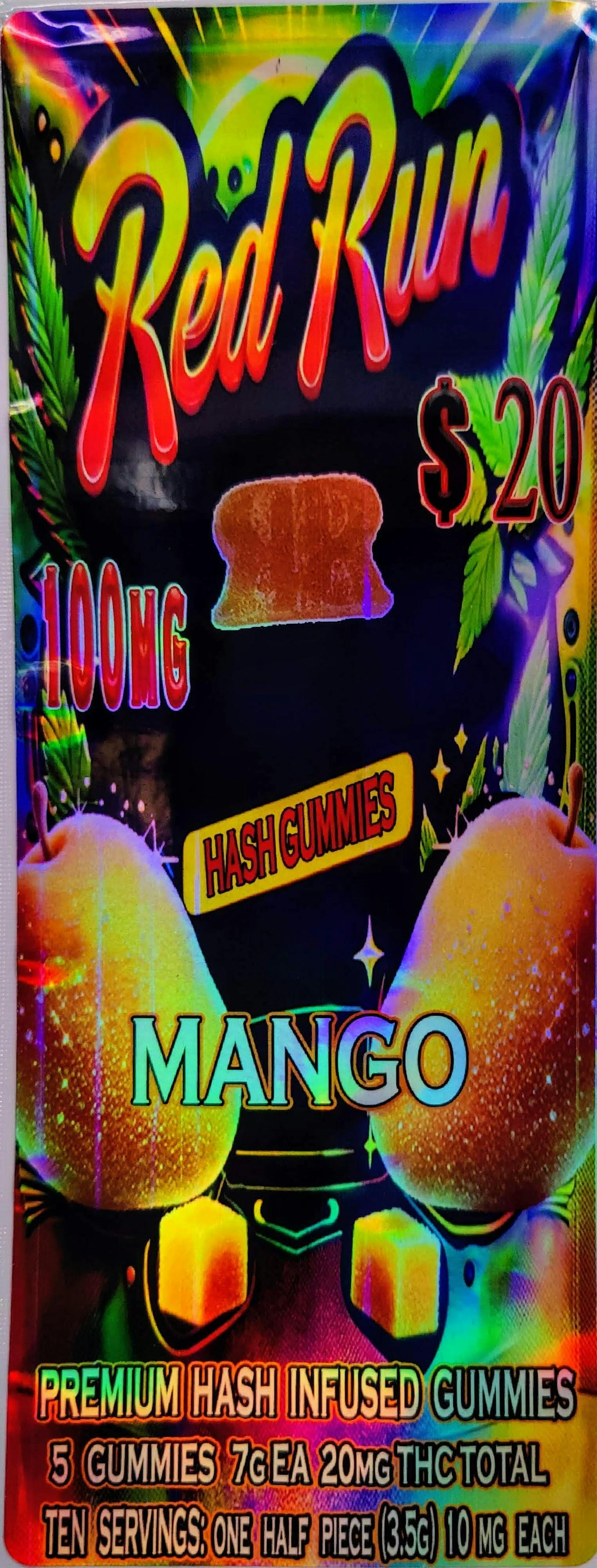 Red Run - Mango Gummies 20mg