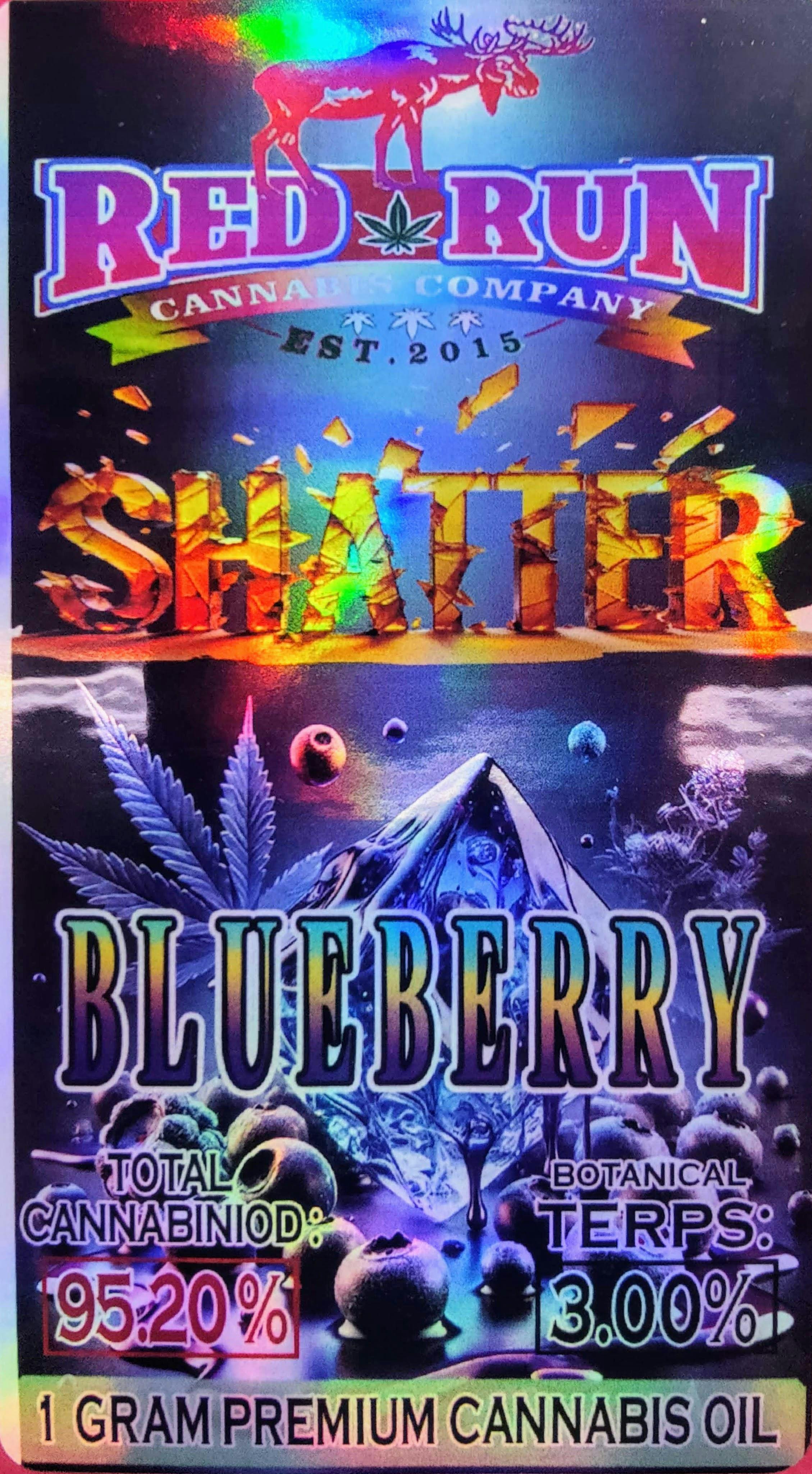 Red Run - Blueberry Shatter 1g