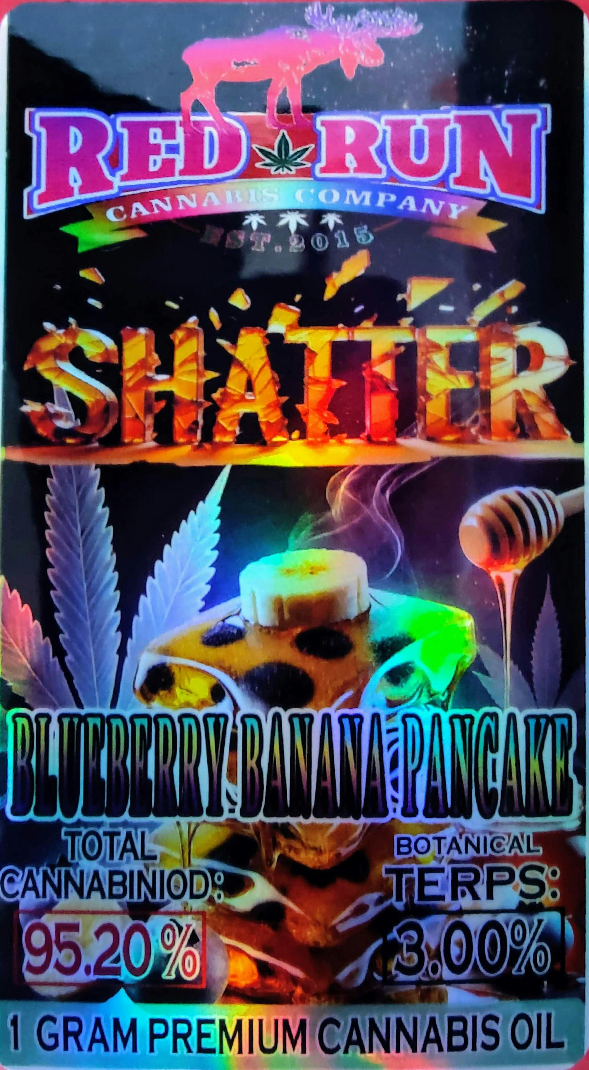Red Run - Blueberry Banana Shatter 1g