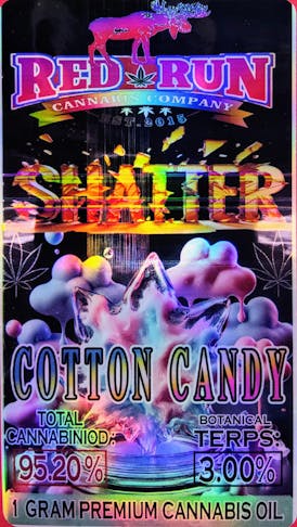 Red Run - Cotton Candy Shatter 1g