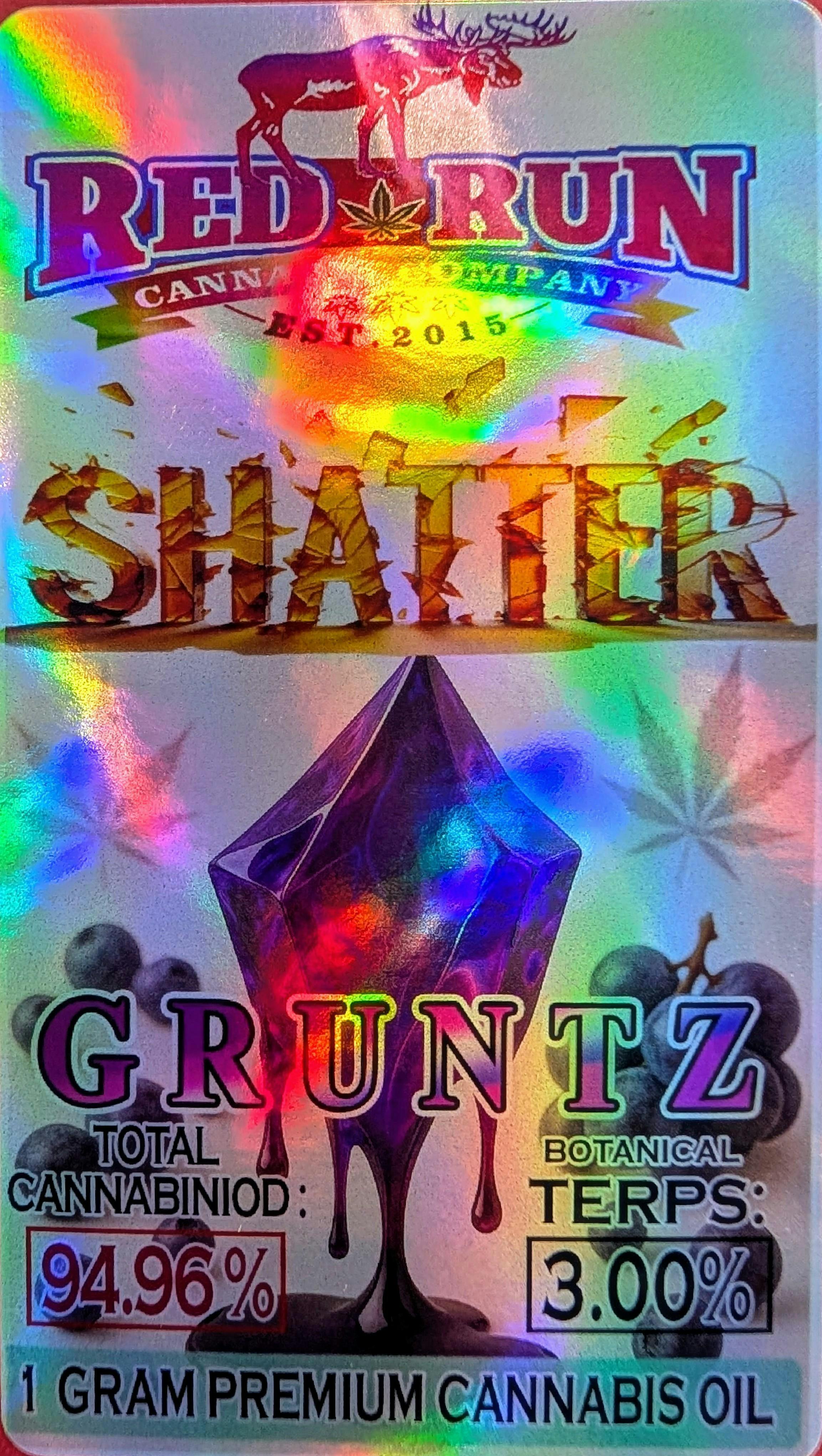 Red Run - Gruntz Shatter 1g