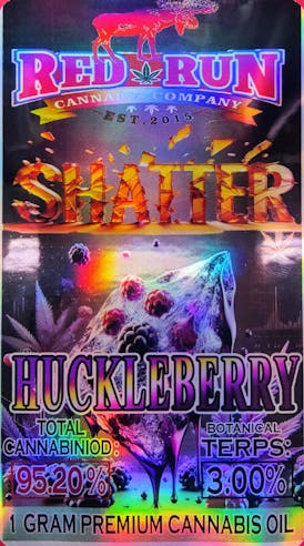 Red Run - Huckleberry Shatter 1g