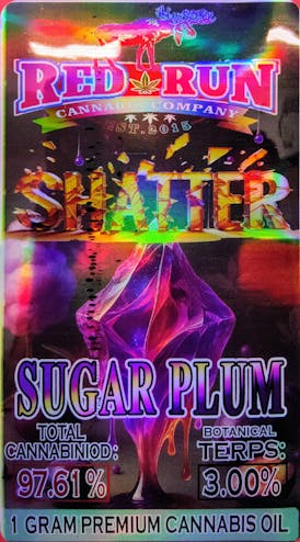 Red Run - Sugar Plum Shatter 1g