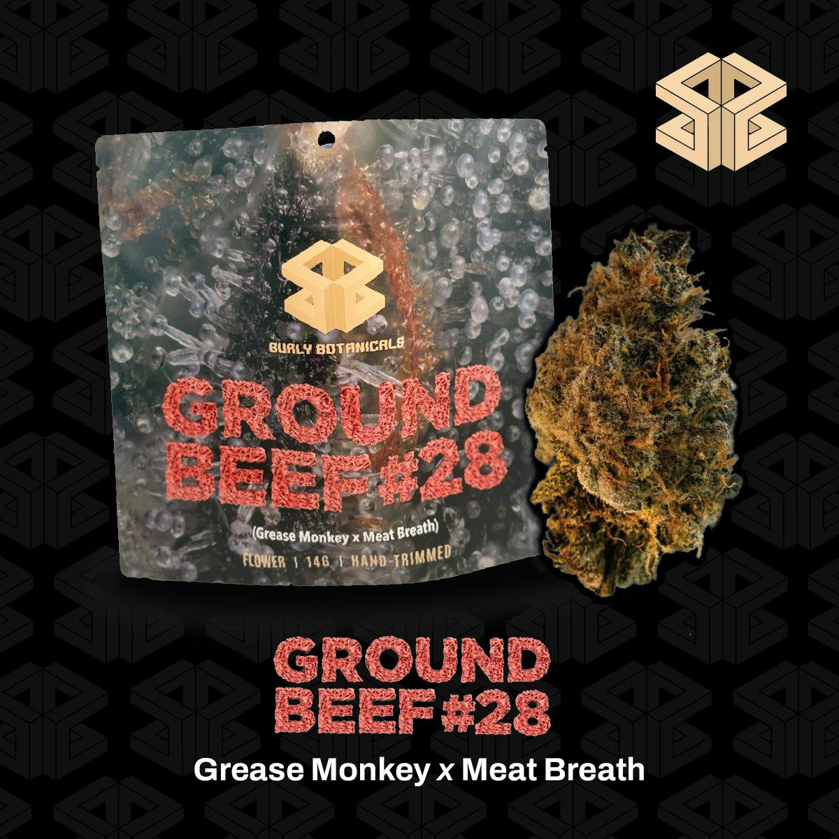 Burly Botanicals | Ground Beef #28 | 14g | Pre-Pack