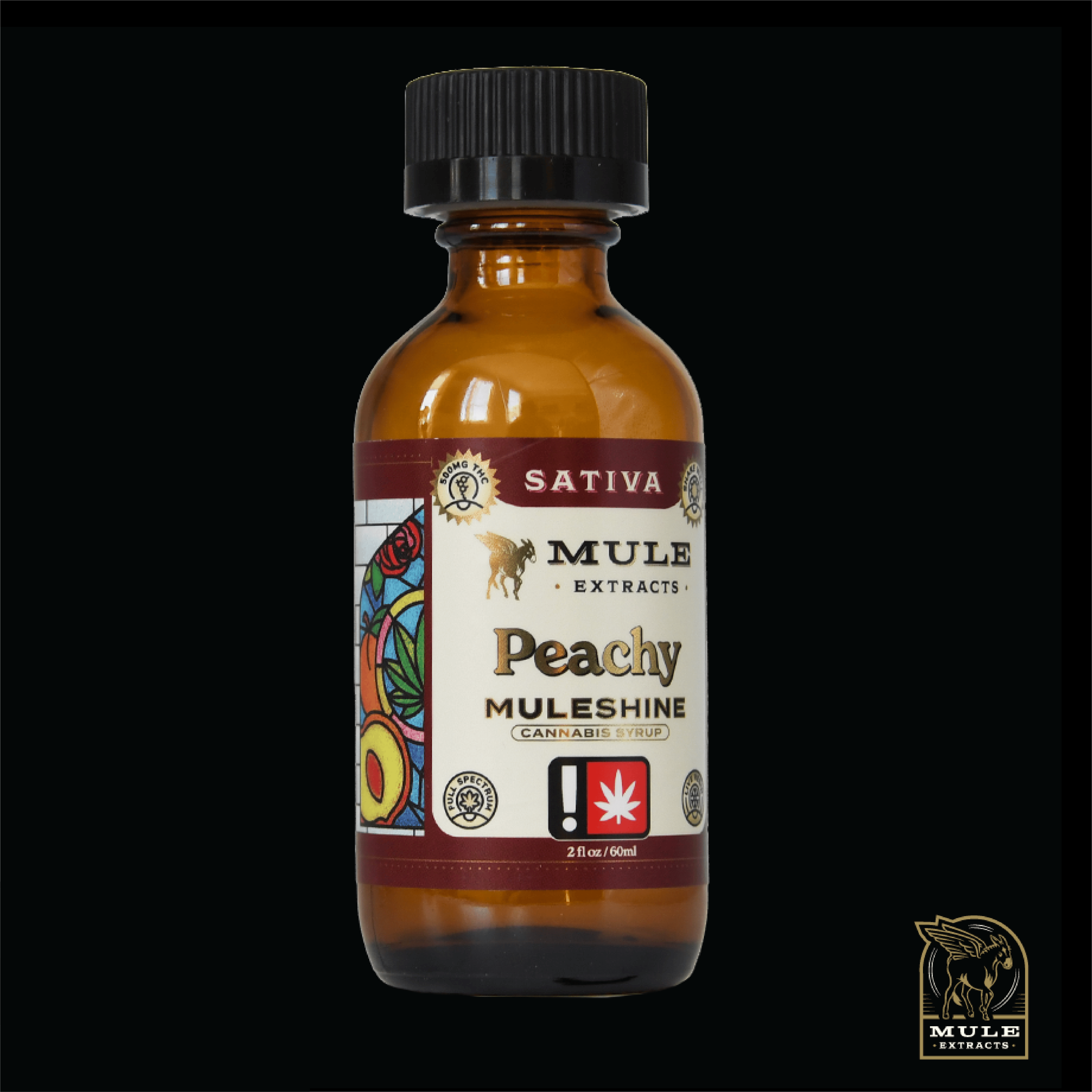 Peachy Muleshine | Infused Syrup | 500mg | 60ml