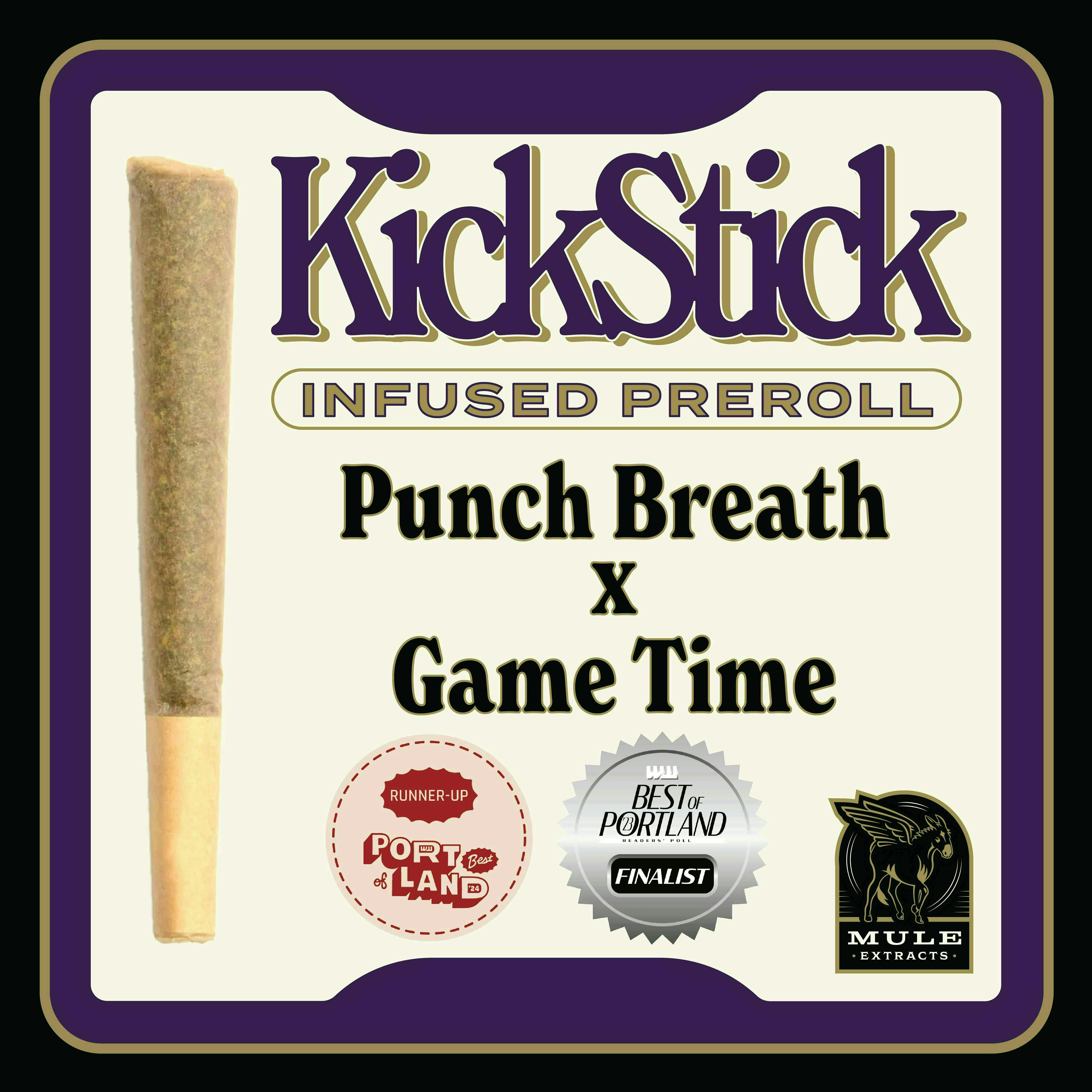 Punch Breath x Game Time | Infused Joint | 1g by Mule Extracts