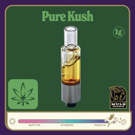 Mule - Pure Kush Pure Live Resin Glass Cartridge 1g