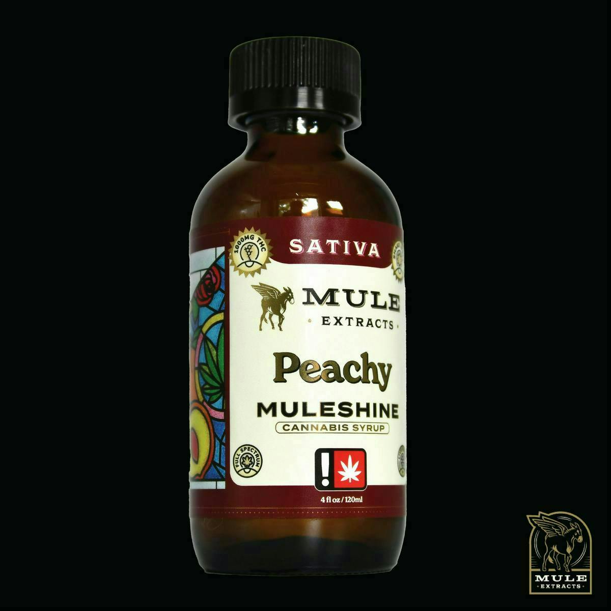 Peachy Muleshine | Infused Syrup | 1000mg | 120ml