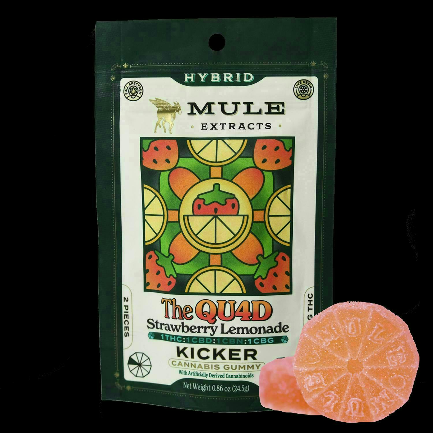 Mule Extracts: Strawberry Lemonade Quad :1 Kicker