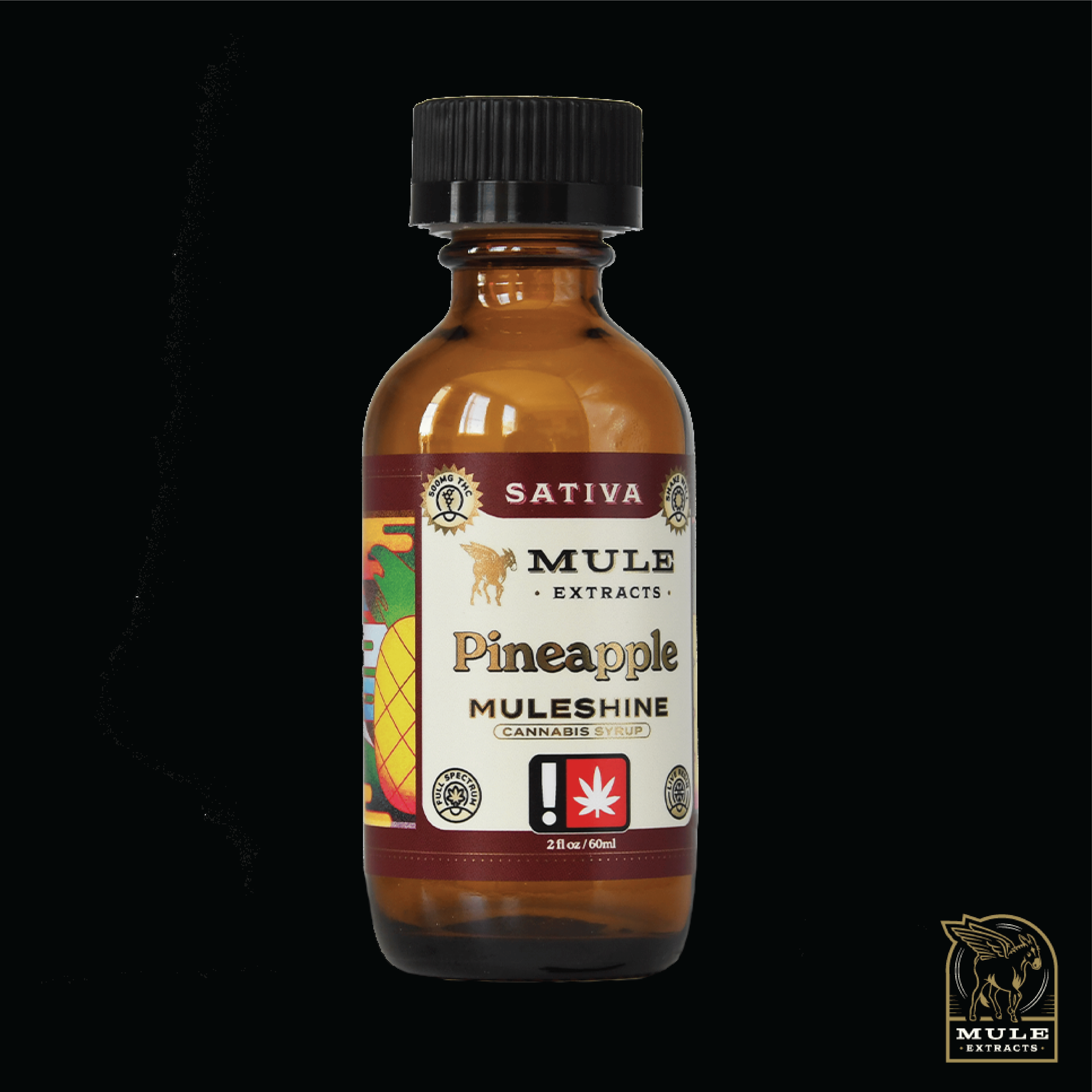 Pineapple Muleshine | Infused Syrup | 500mg | 60ml