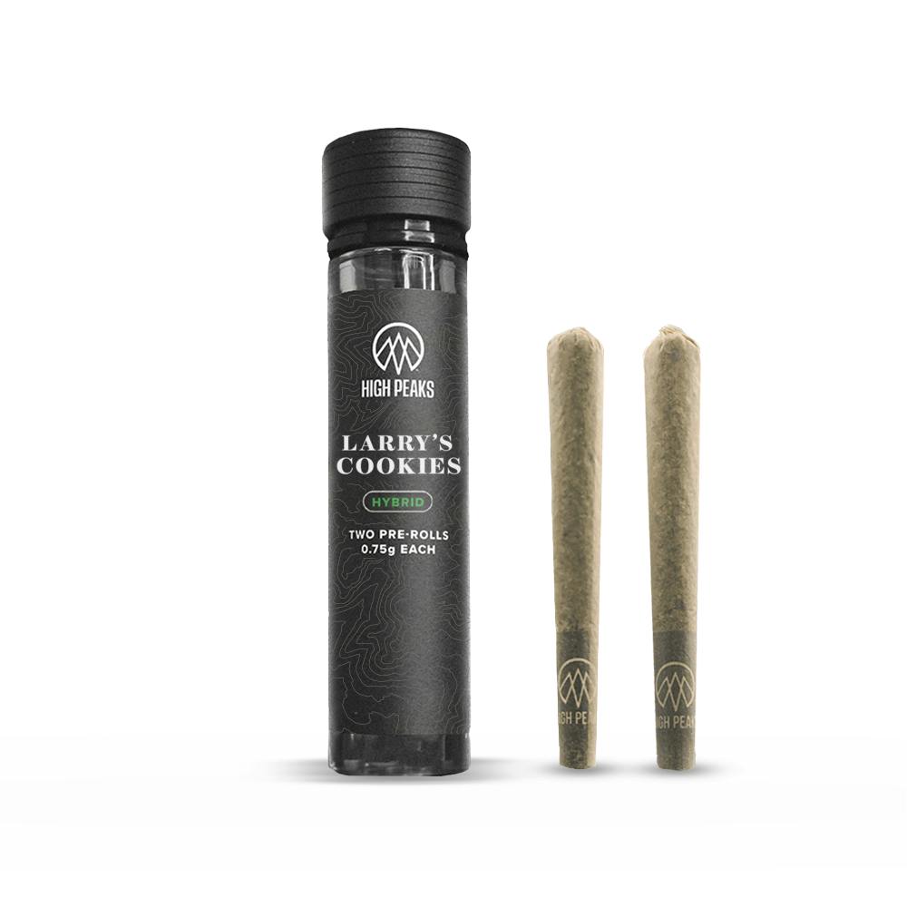Larry’s Cookies | Hybrid | 2-Pack Pre-Rolls | 0.75g Each - High Peaks