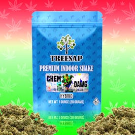 Treesap - Premium Indoor Shake Ounce - Chem Dawg Hybrid 28g