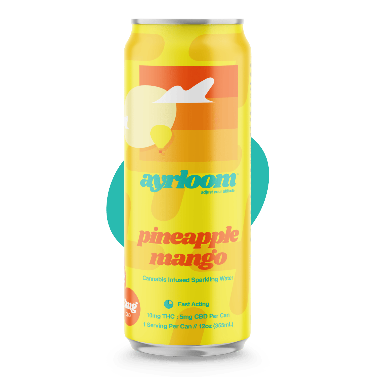 ayrloom | Pineapple Mango | 2:1 | 10MG THC : 5MG CBD at Jupiter Cafe