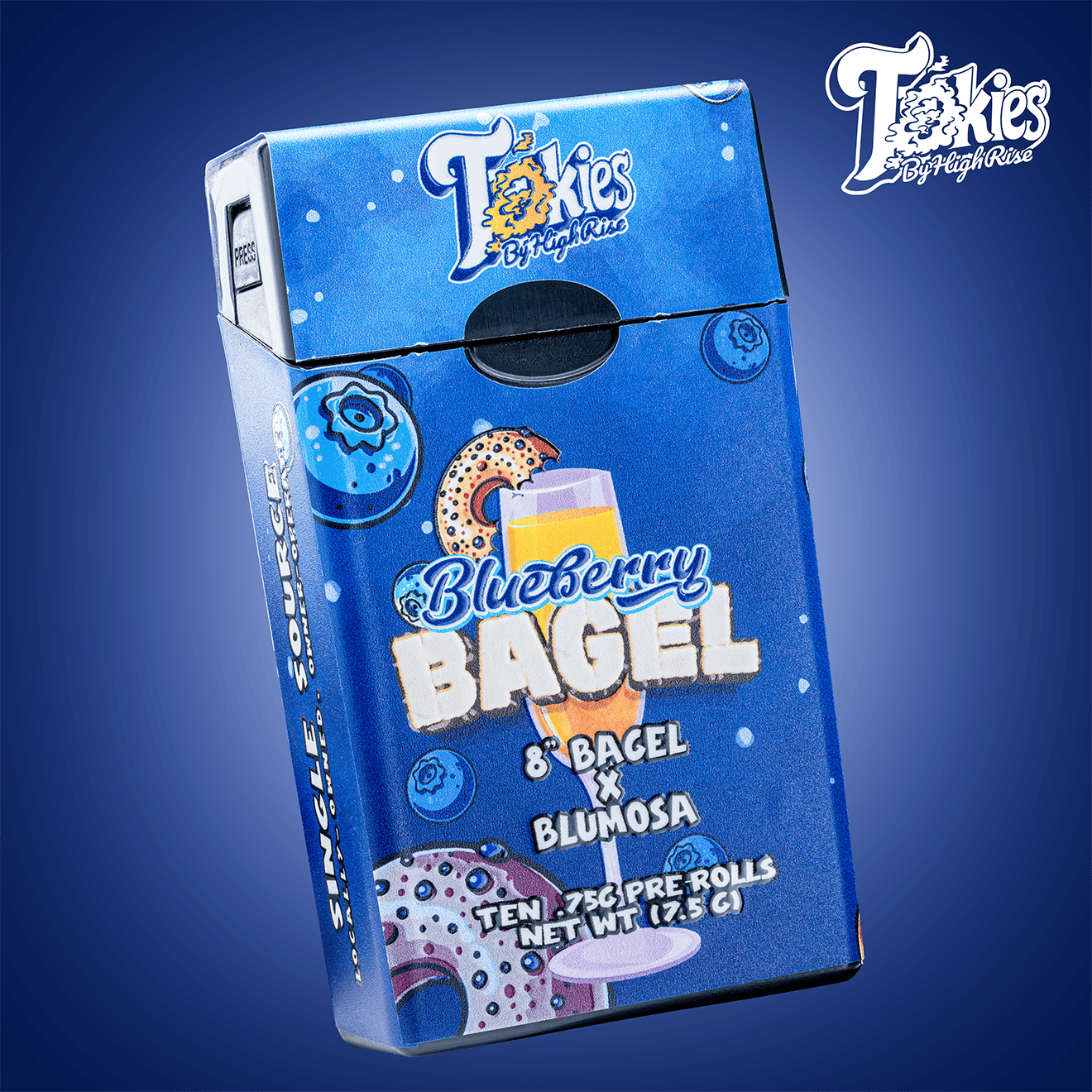 Blueberry Bagel Tokies