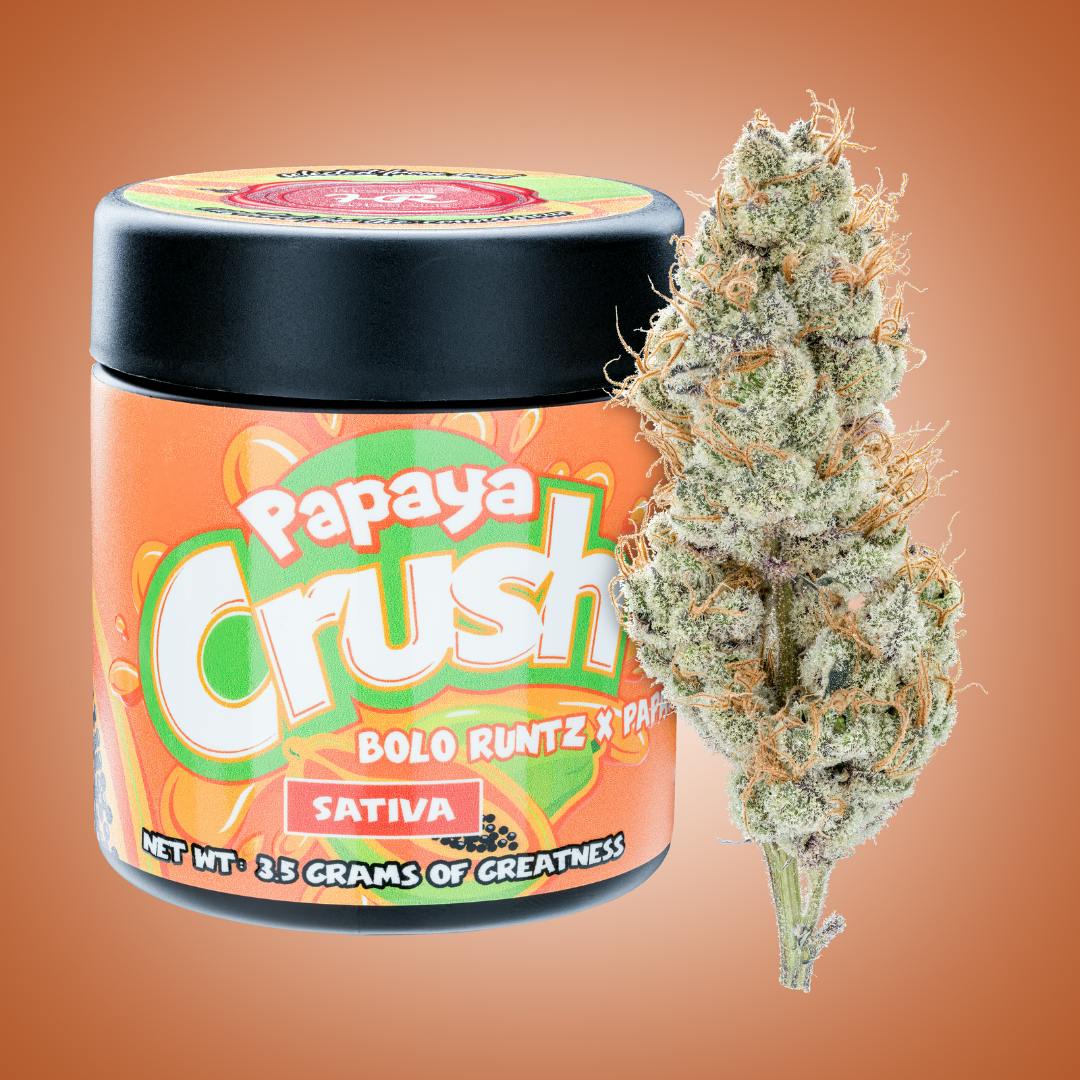 Papaya Crush 3.5g Jar | High Rise Cannabis