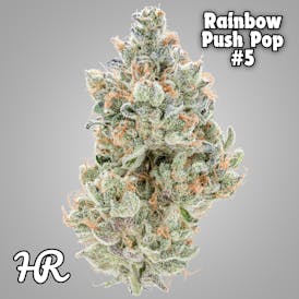 Rainbow Push Pop 3.5g Jar | High Rise Cannabis