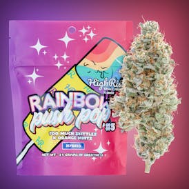 Rainbow Push Pop #5 | High Rise Cannabis