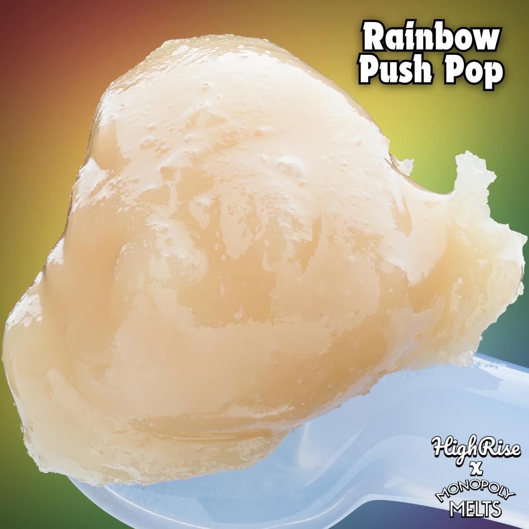 Rainbow Push Pop Monopoly Melts