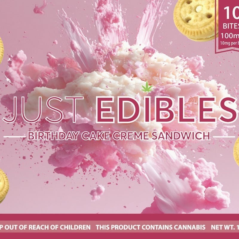 Cookie Birthday Cake Cream Sandwich 100mg 10pk