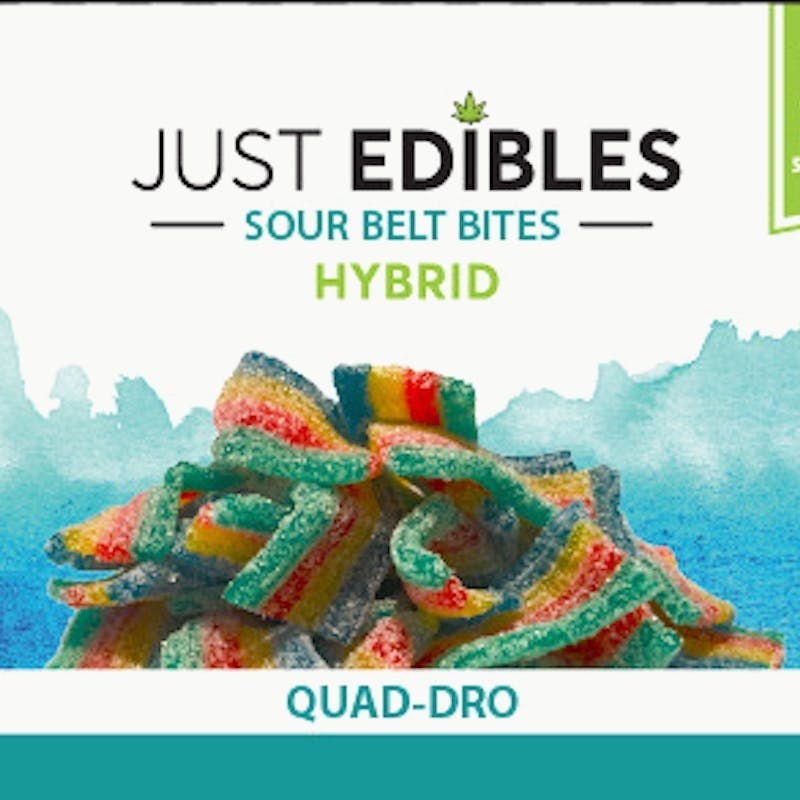 Sour Belt Bites Quad-Dro 100mg 20pk