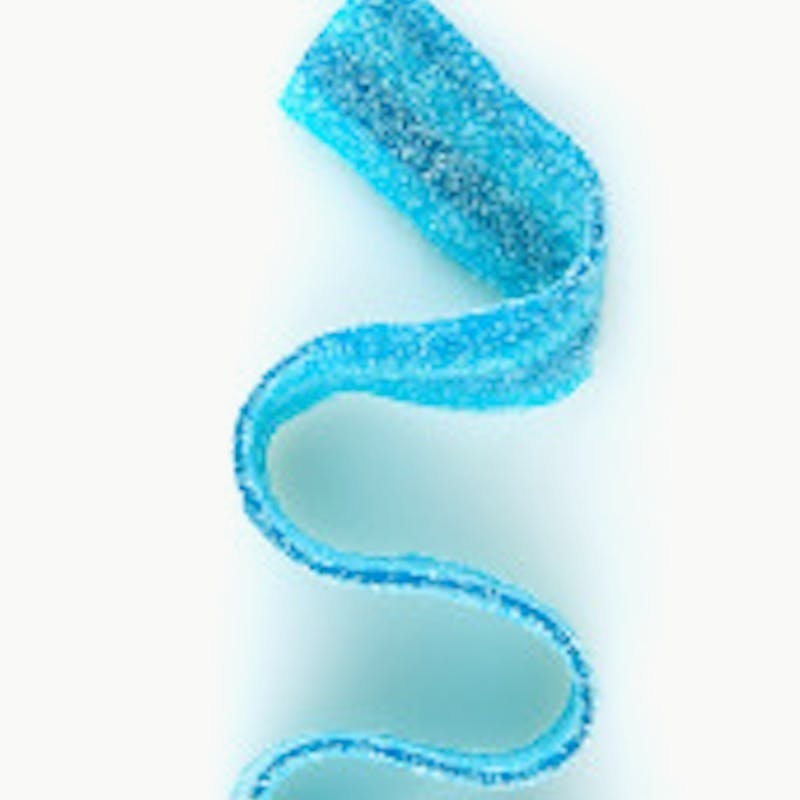 Sour Long Belt Blue Raspberry 100mg