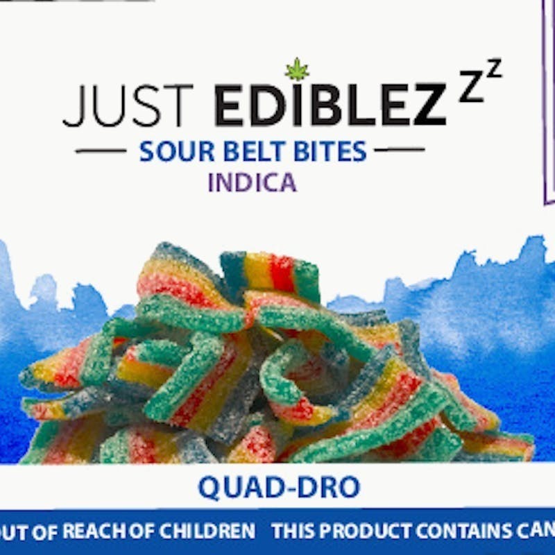 Sour Belt Bites Quad-Dro Sleep 100mg 20pk