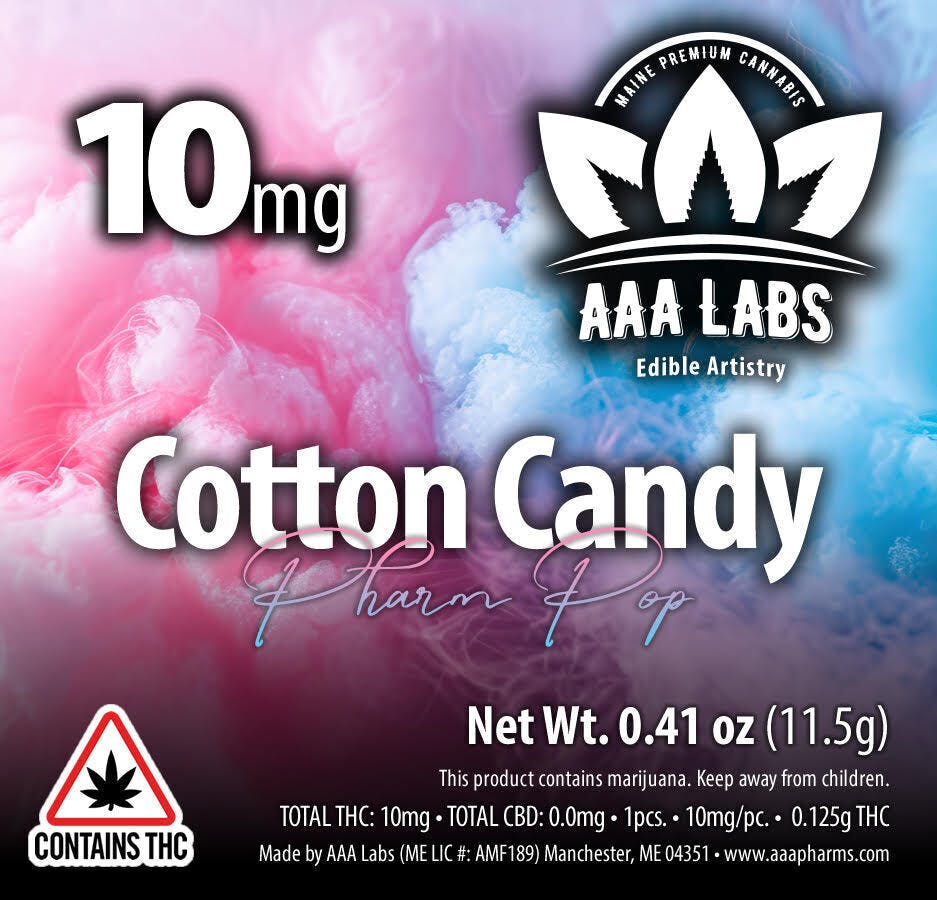 Cotton Candy Pharm Pop - 10mg THC