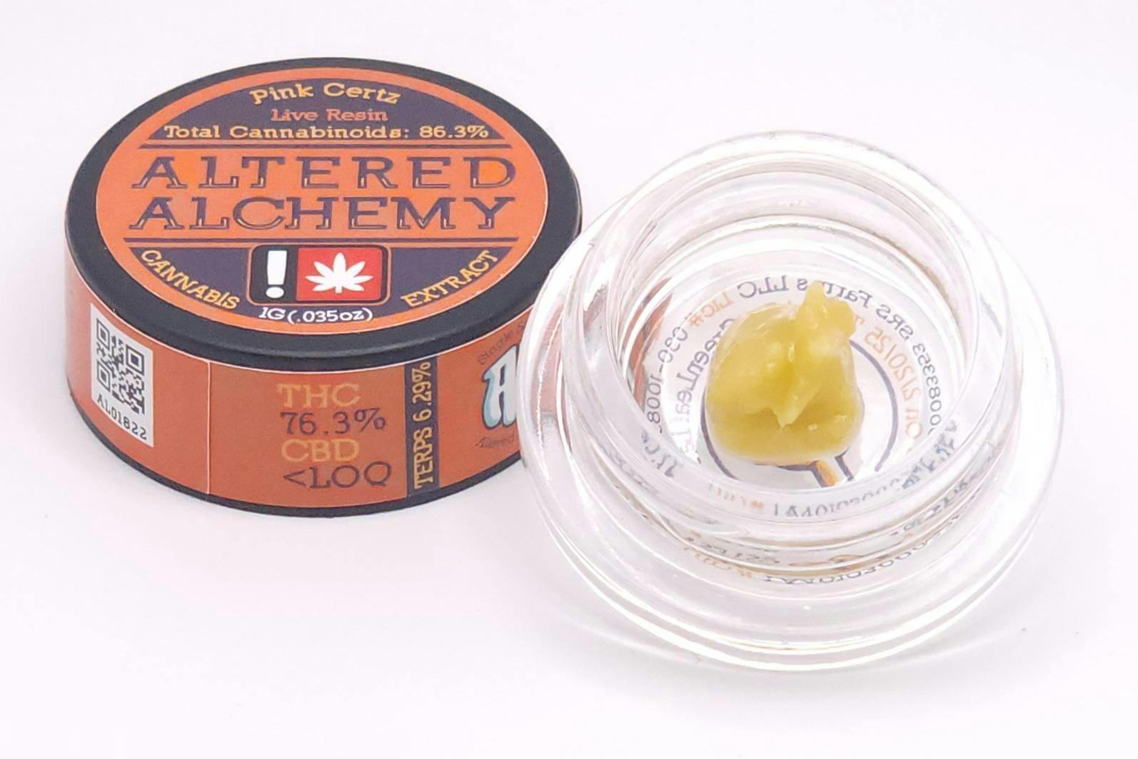 Pink Certz - Live Resin - 1g by Altered Alchemy