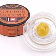 Papaya Fuel - Live Resin - 1g by Altered Alchemy